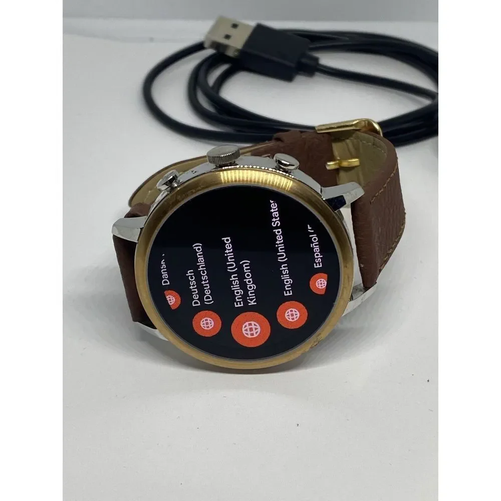 Fossil Gen 4 Authentic Digital Dial Smart Watch Custom Band FTW6016 AB122